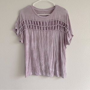 🌷3 for $10🌷 American Eagle Purple Tie Dye Cut Out Tee